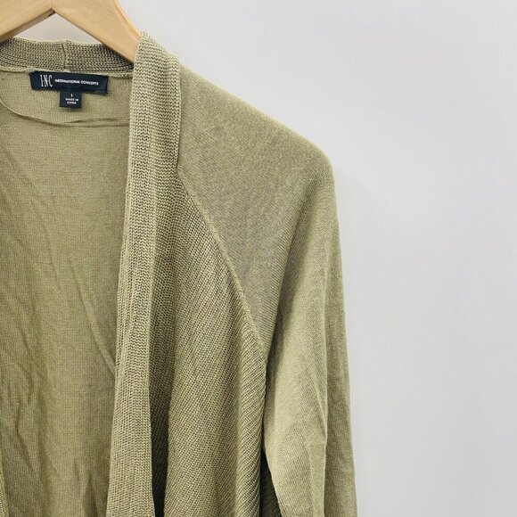 INC International Concepts Womens Large Cascade Open-Front Cardigan Sweater $69 - Picture 3 of 7